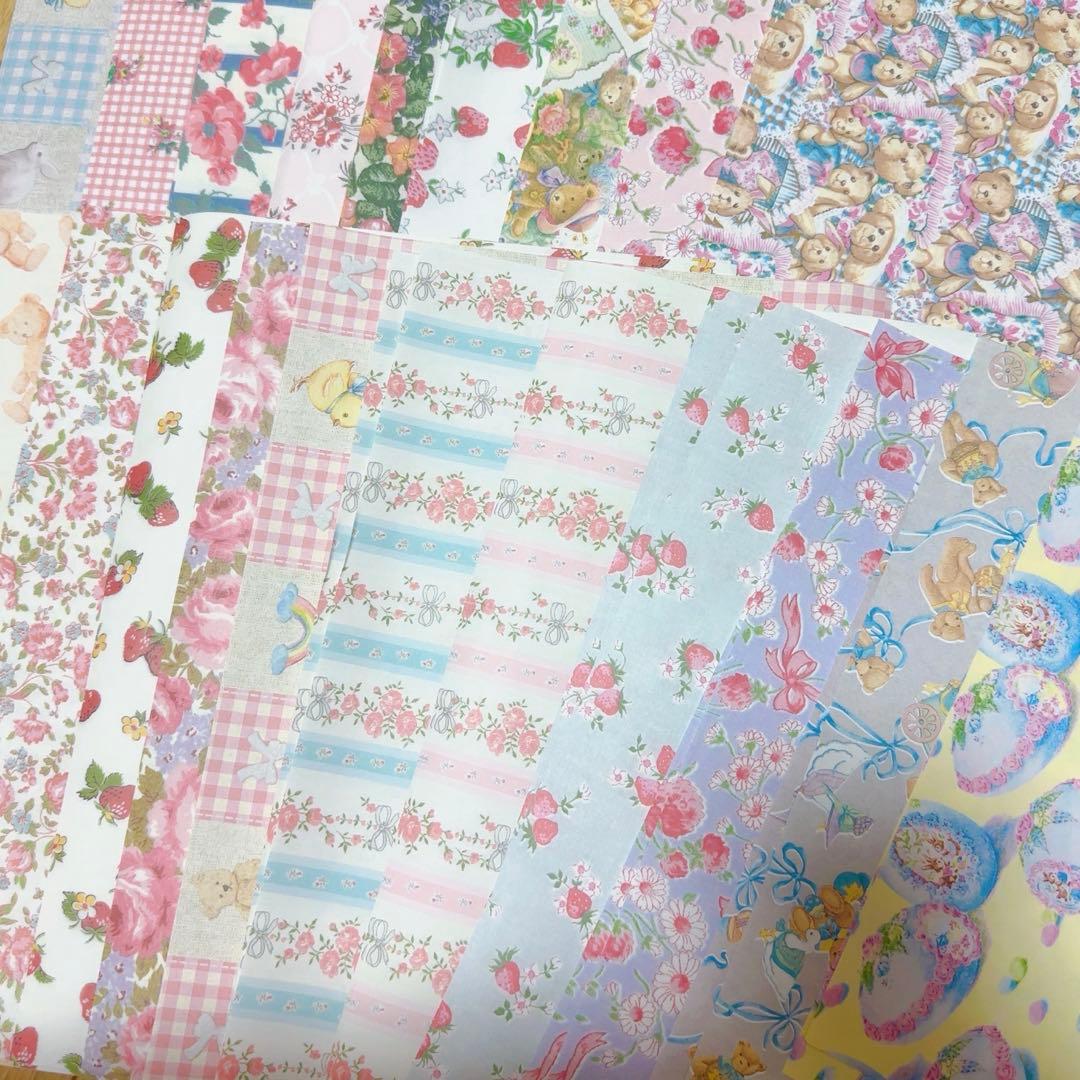 デザインペーパーa4 50種各2枚 合計100枚 まとめ売り - メルカリ