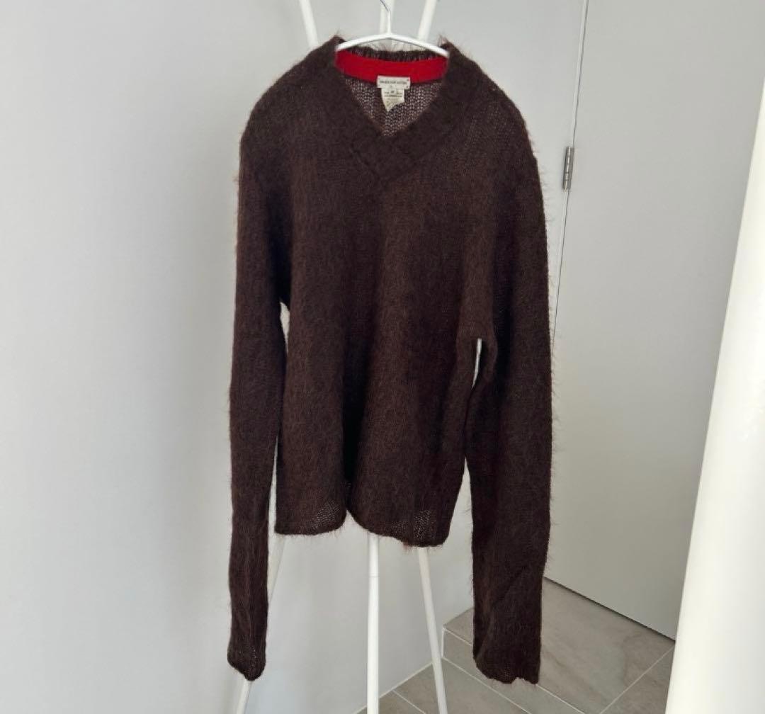 DRIES VAN NOTEN モヘヤ Vネックニット ブラウン M DRIES VAN NOTEN（ニット/セーター）のフリマアイテム一覧