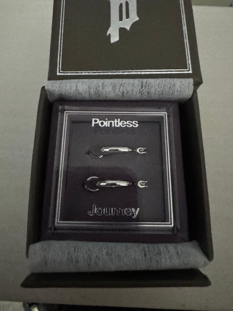 pointless journey EAR RING PJ - SILVER