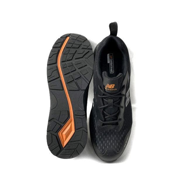 【期間限定価格】ニューバランス 安全靴(31.0cm)黒 オレンジ 190303