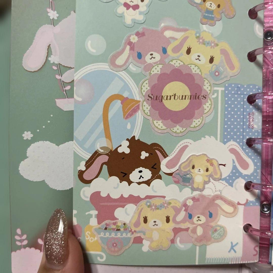 サンリオ 平成レトロ 2009 シュガーバニーズ シール帳 レア - メルカリ