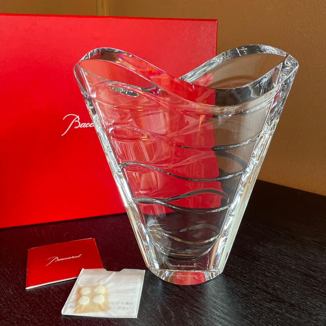 引*離様 【新品・未使用品】バカラ ウエーブ 花瓶 箱付き BACCARAT|バカラ エキノックス 花瓶|【ハードオフ公式通販】オフモール