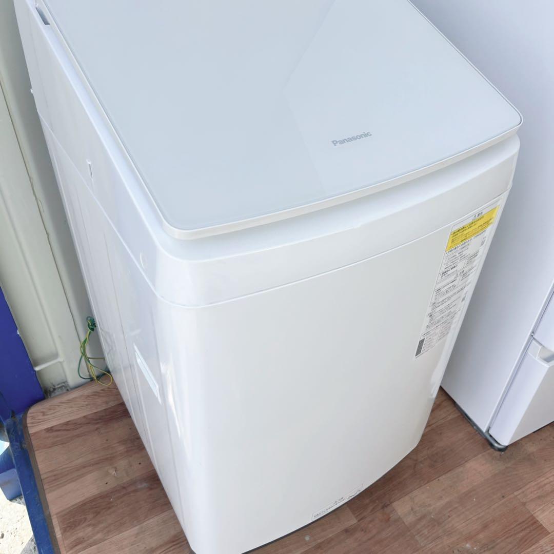 取付無料！パナソニック熱乾燥搭載！おしゃれホワイトインテリア8kg