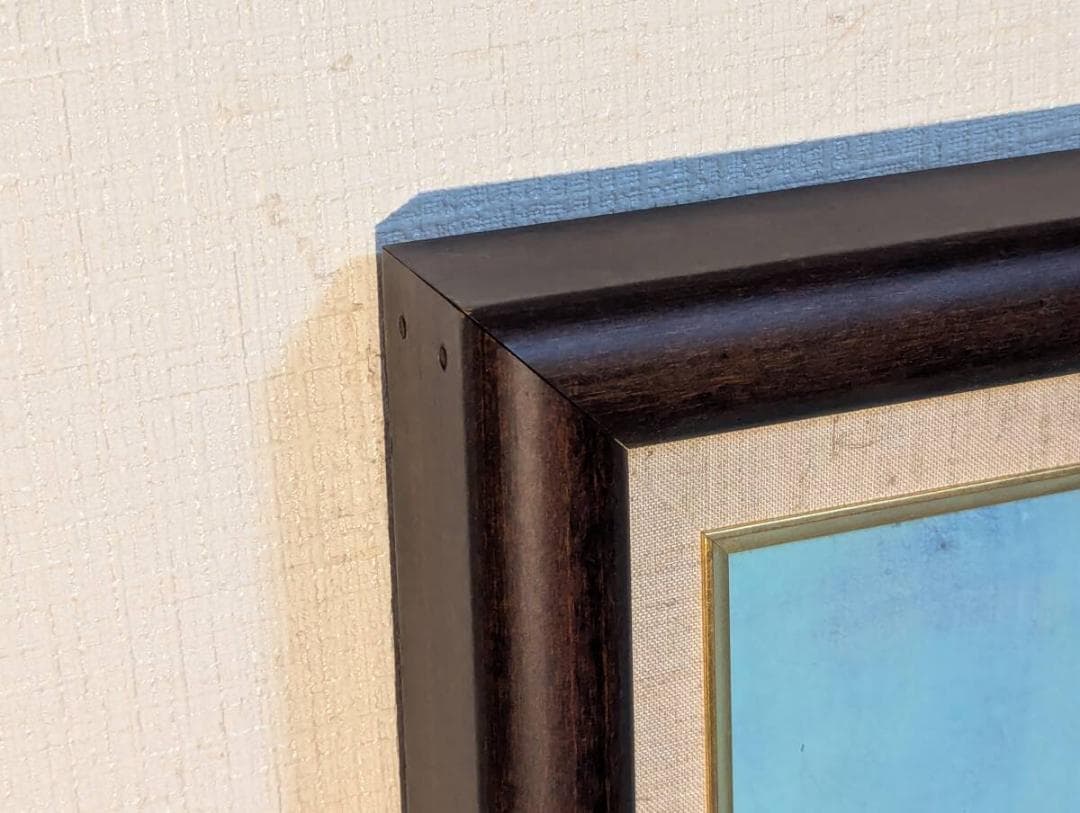 【真作】絵画　中澤登代　日本画10号　咲き誇るカトレア　箱入　Z20