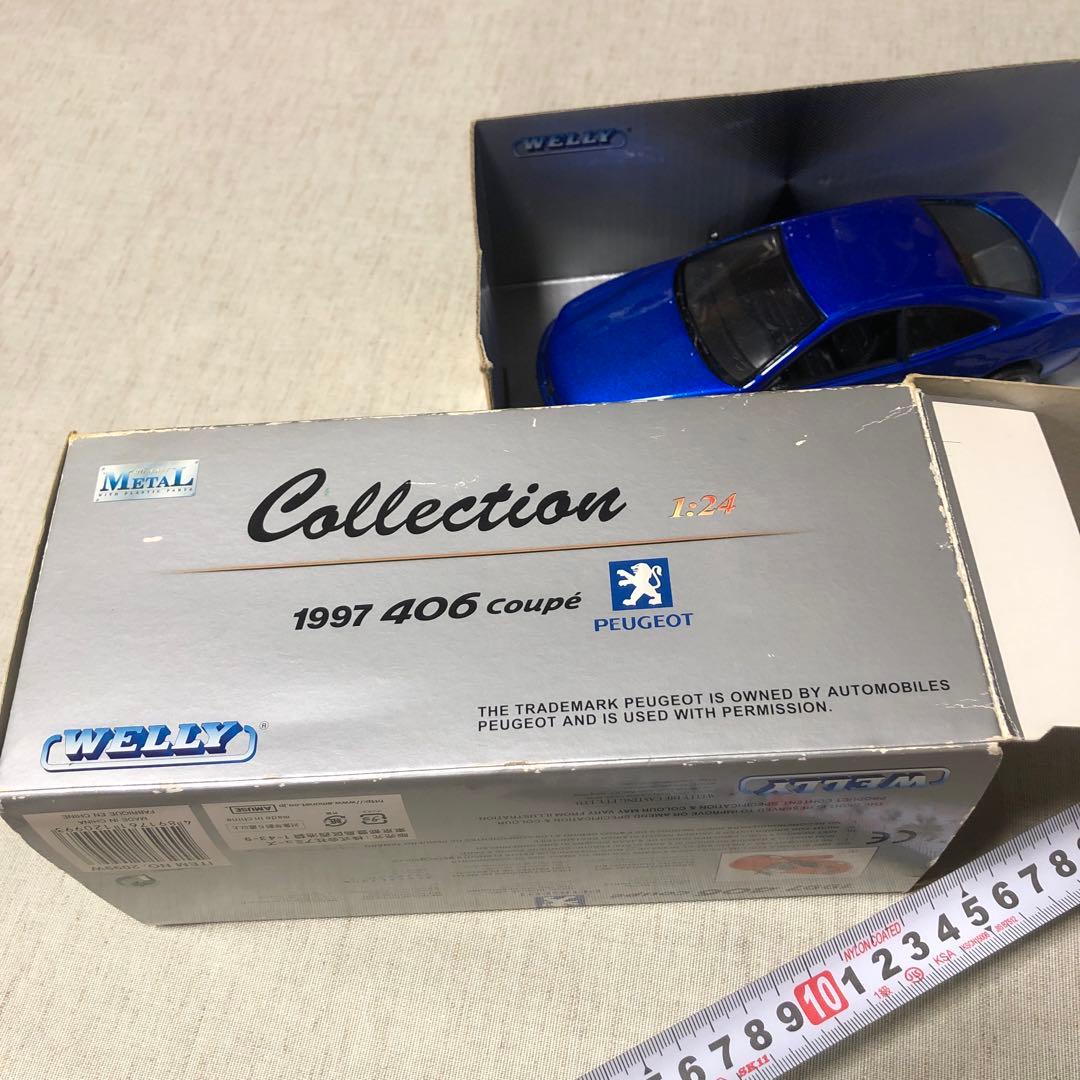 WELLY 1997 406 プジョー クーペ 1/24 メタル - メルカリ