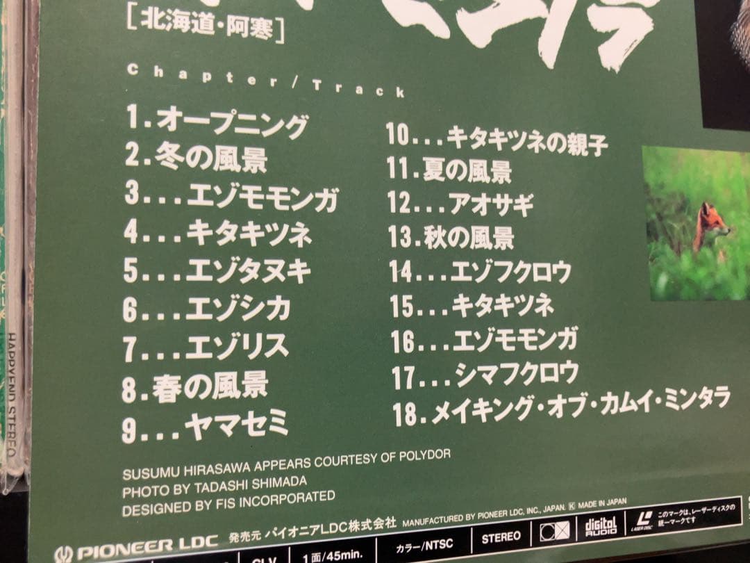 カムイ・ミンタラ　レーザーディスク新品同様　嶋田忠　平沢進