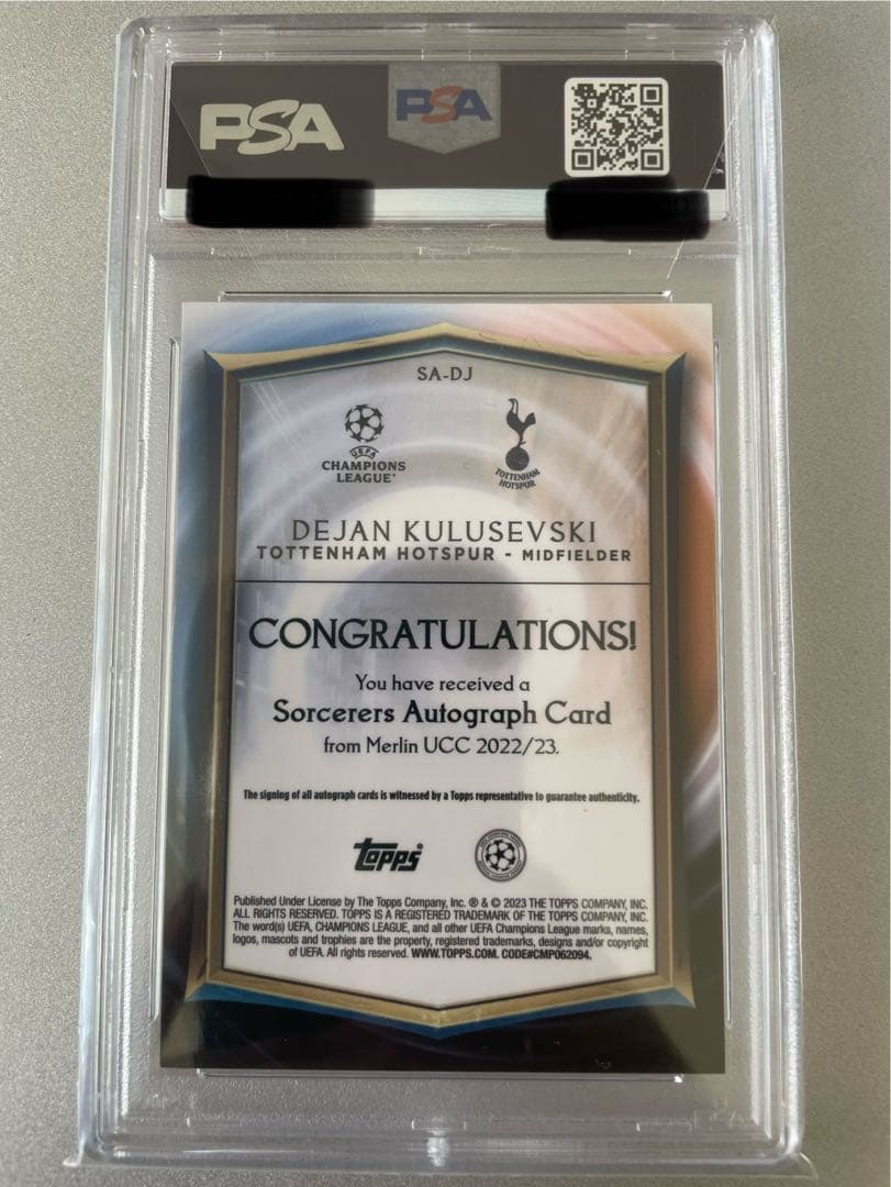 クルゼフスキ topps merlin 直筆サインカード PSA10 - メルカリ