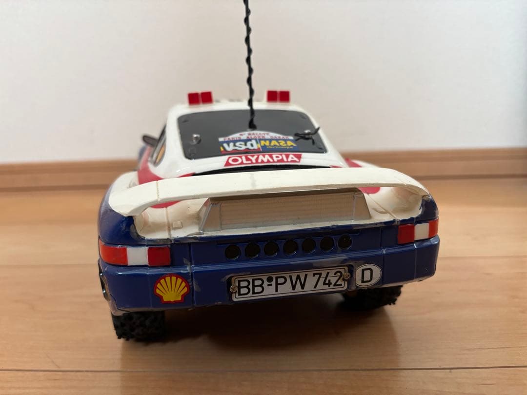 当時物！テクニゴールドモーター付き！】タミヤ 1/12RC ポルシェ959
