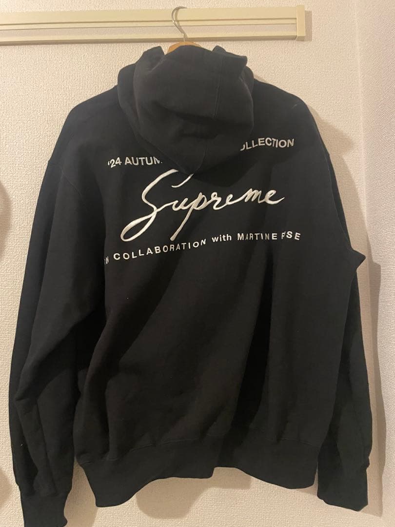 Supreme Martine Rose コラボ パーカー ブラックM - メルカリ