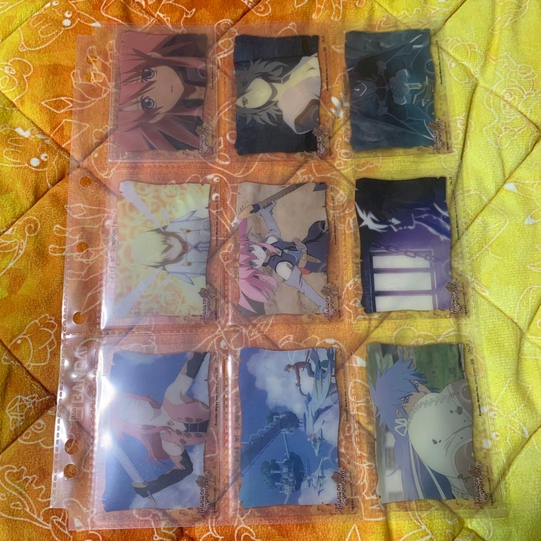 テイルズオブシンフォニア トレーディングカード フルコンプ、ボックス