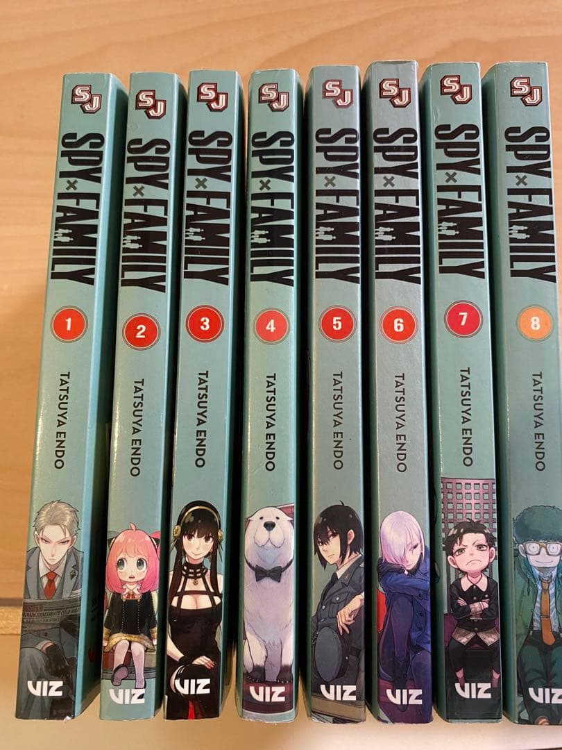 スパイファミリー SPY FAMILY 1-8巻セット　英語版 スパイファミリー SPY FAMILY 1-8巻セット 英語版 - メルカリ