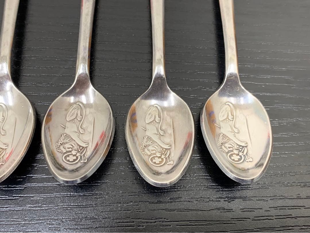 正規 ROLEX ロレックス ブヘラ ティースプーン ×5 10.5cm