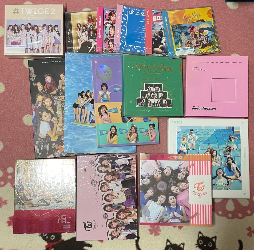 twice アルバムCDグッズセット SET] TWICE 14th Mini Album STRATEGY (Step1 ver. / Step2 ver