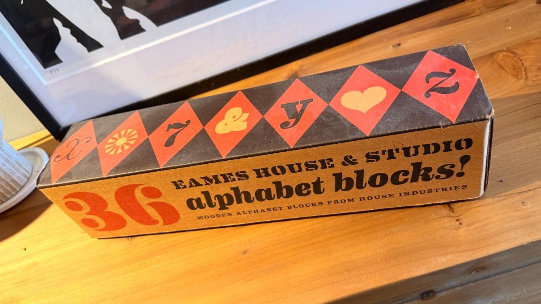 希少】イームズ アルファベットブロック 36個セット Eames House