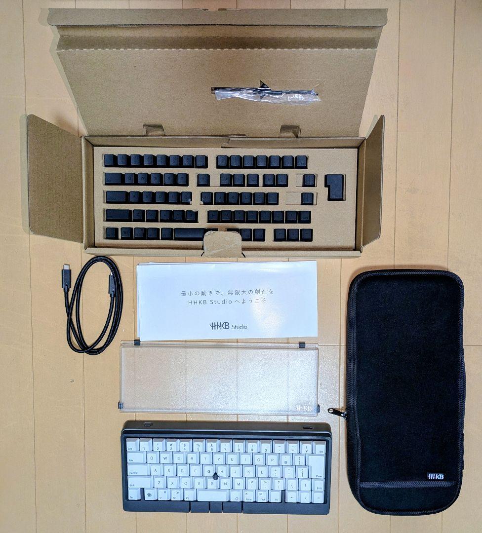 HHKB Studio 日本語配列（ポインティングスティック）キーボードセット Amazon | PFU キーボード HHKB Studio 英語配列／墨 （ポインティング