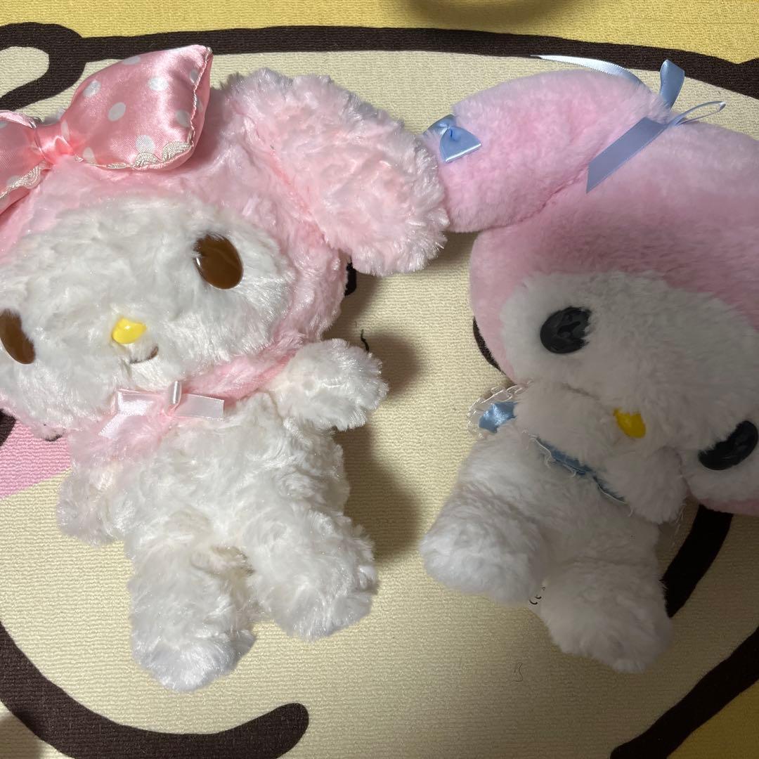 マイメロディ ローズボア いつでもぴとっ ぬいぐるみ サンリオ 2点