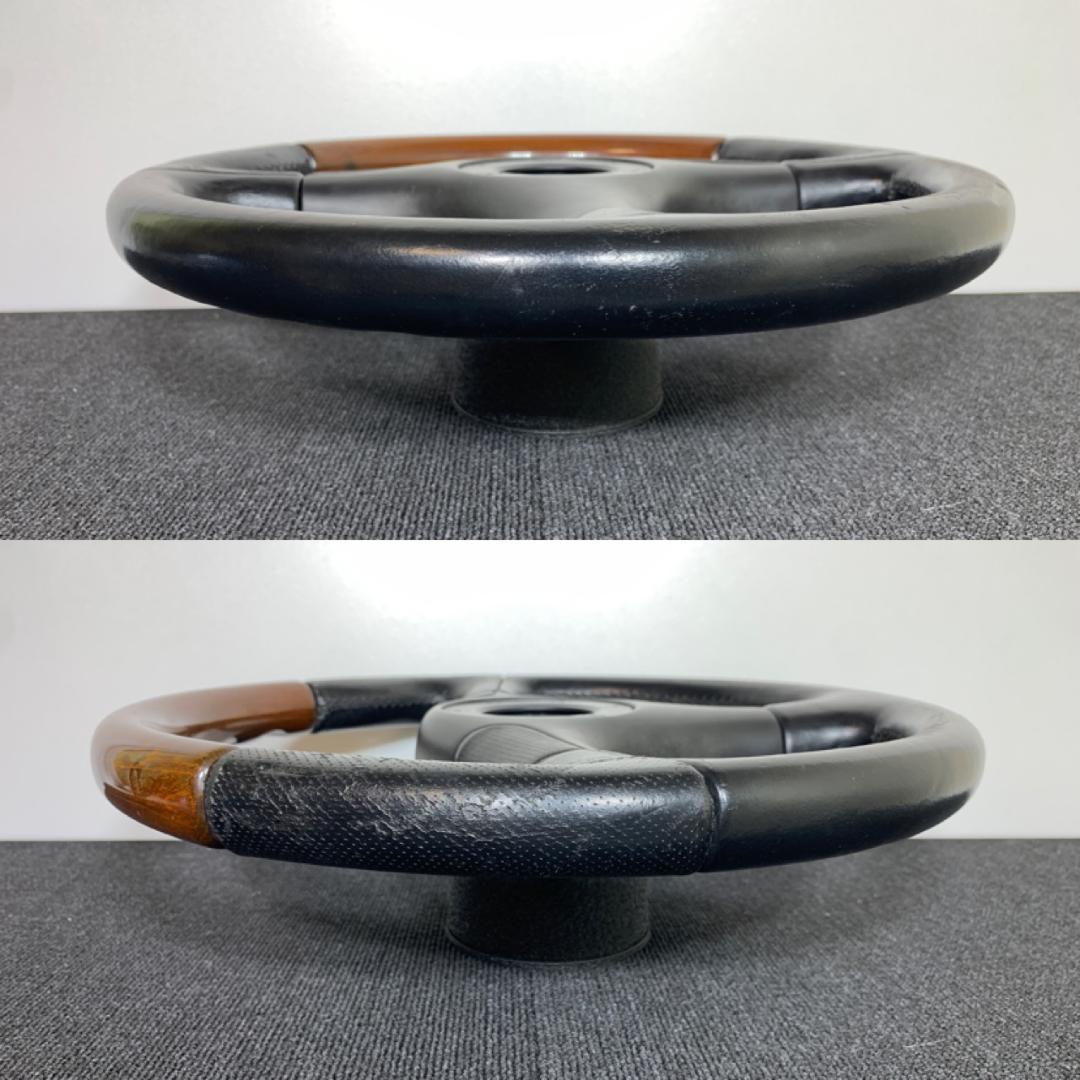 NARDI ナルディ Z5 ステアリング 36.5Φ 木目 ウッド ＆ レザー