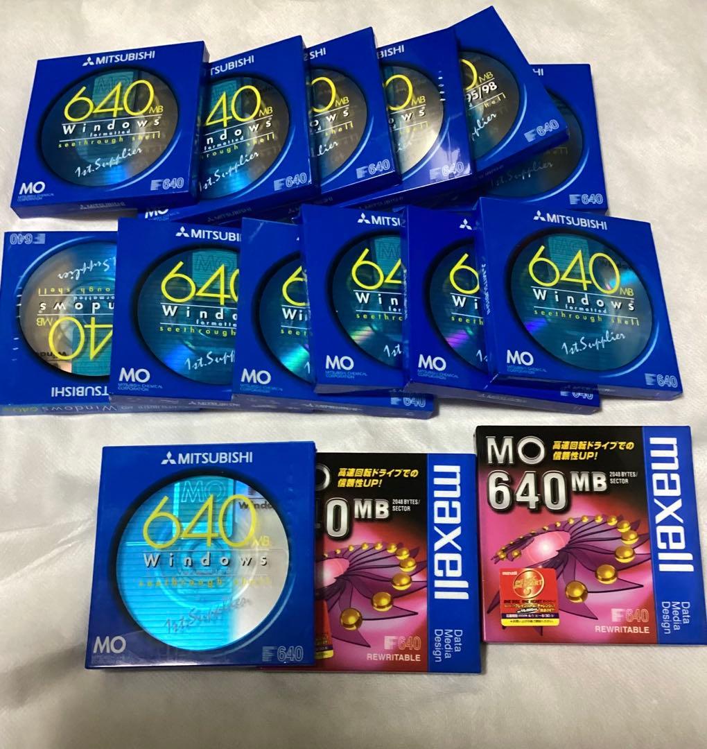 未開封　MOディスク 1.3GB 640MB & データカートリッジセット