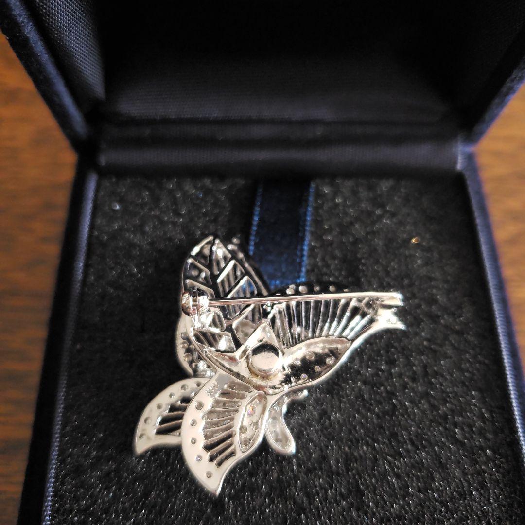 ジュエリーツツミ 蝶 ブローチ