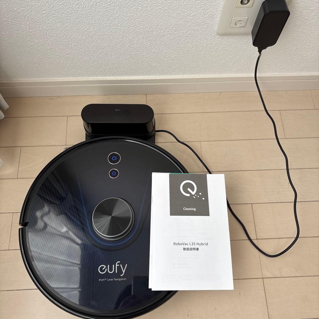 ロボット掃除機 eufy Robovac L35 Hybrid 水拭き両用 Amazon | Anker Eufy RoboVac L35 Hybrid+ (ロボット掃除機) 【水拭き
