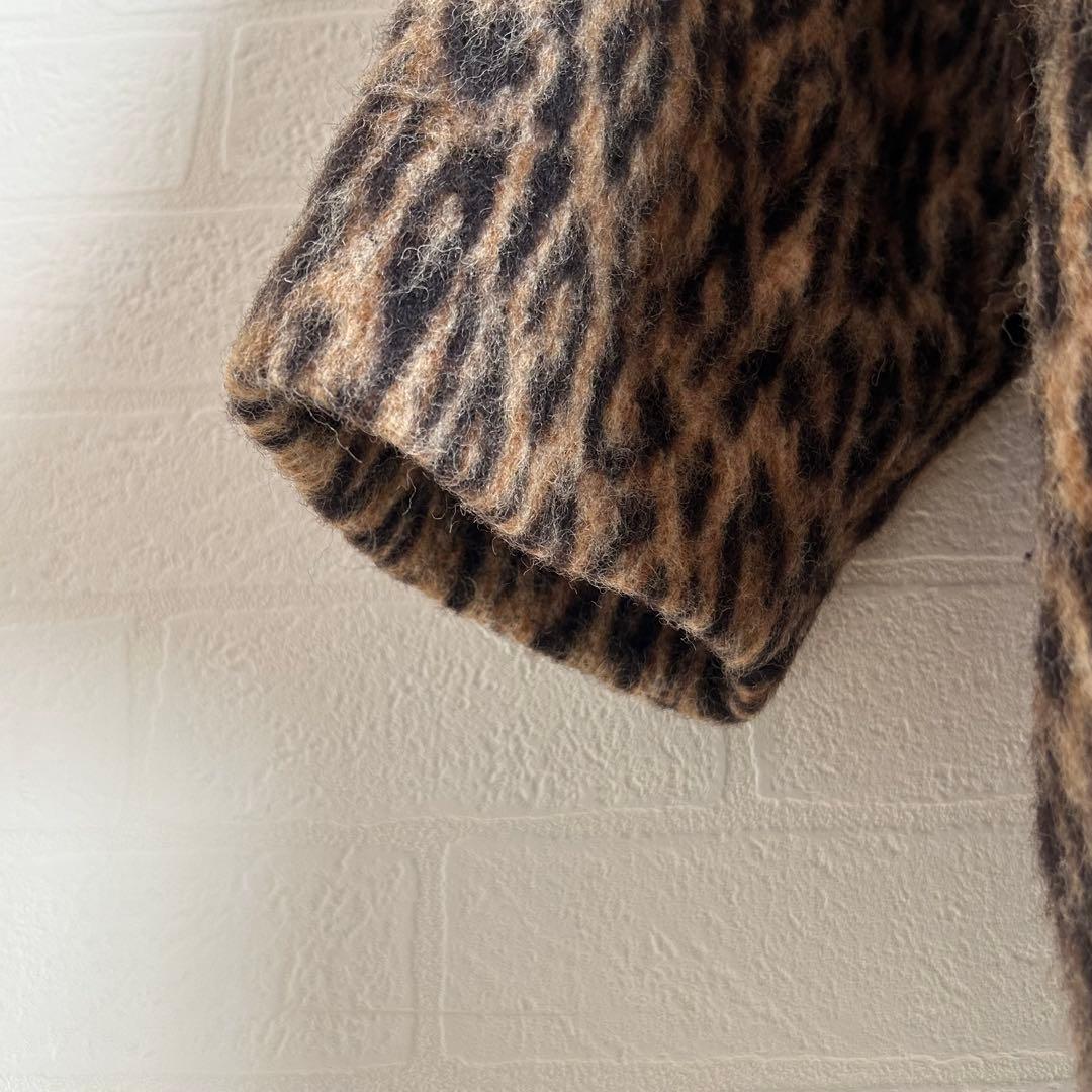 美品✨TICCA レオパードシャギーピーコート TBDA-252 - メルカリ