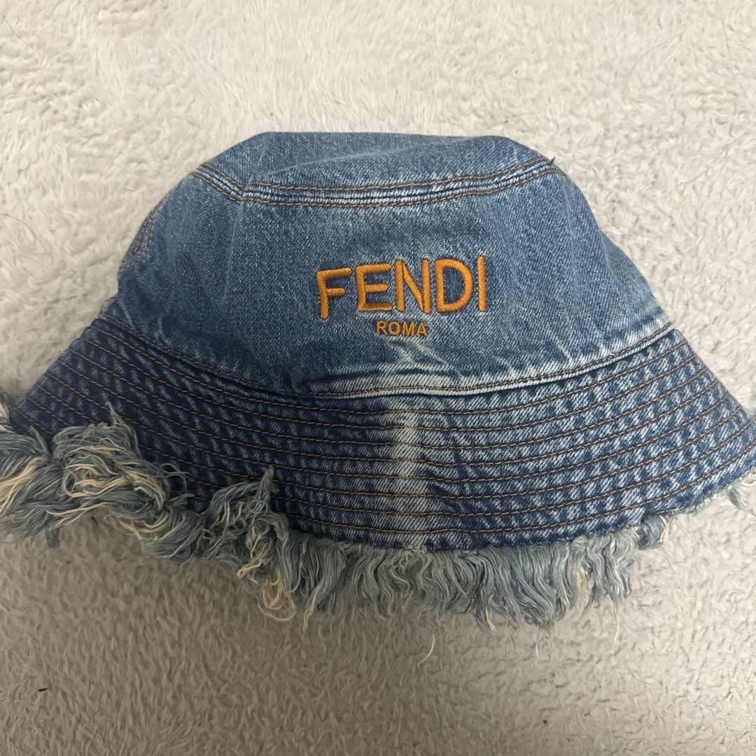 FENDI デニムバケットハット バケハ - メルカリ