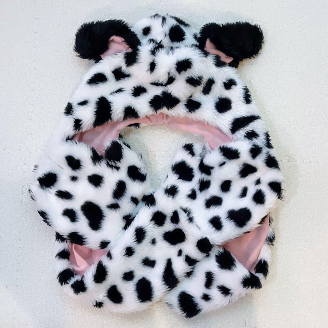 マフラーファンキャップ チェシャ猫 ティガー 101匹わんちゃん 3点