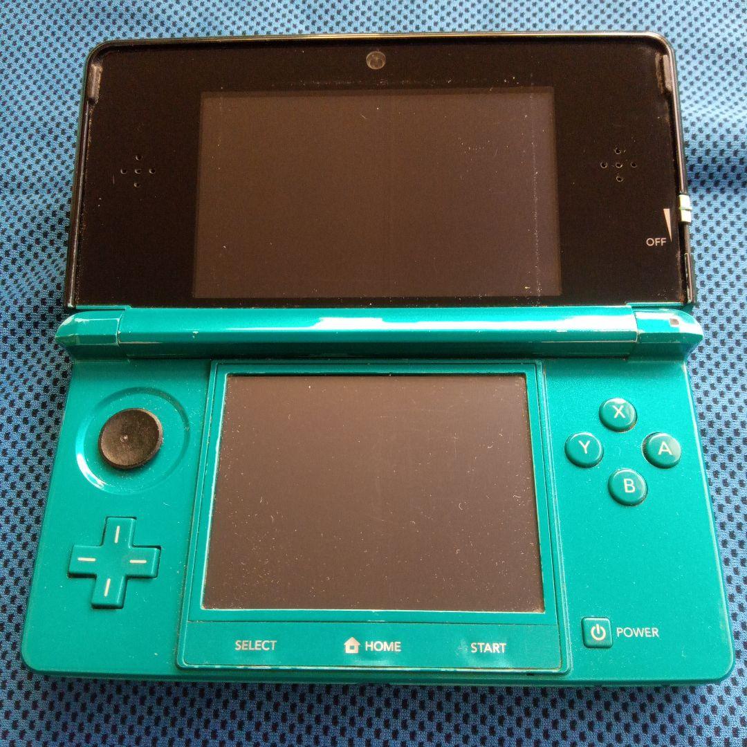 Nintendo 3DS エメラルドグリーン 本体&ペンのみ - メルカリ