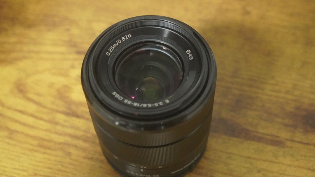 Sony E 18-55mm F3.5-5.6 OSSレンズ