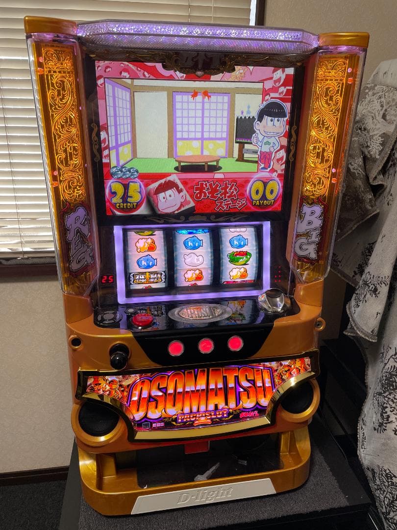 パチスロおそ松さん ～驚～ 実機 パチスロ スロット コイン不要機付