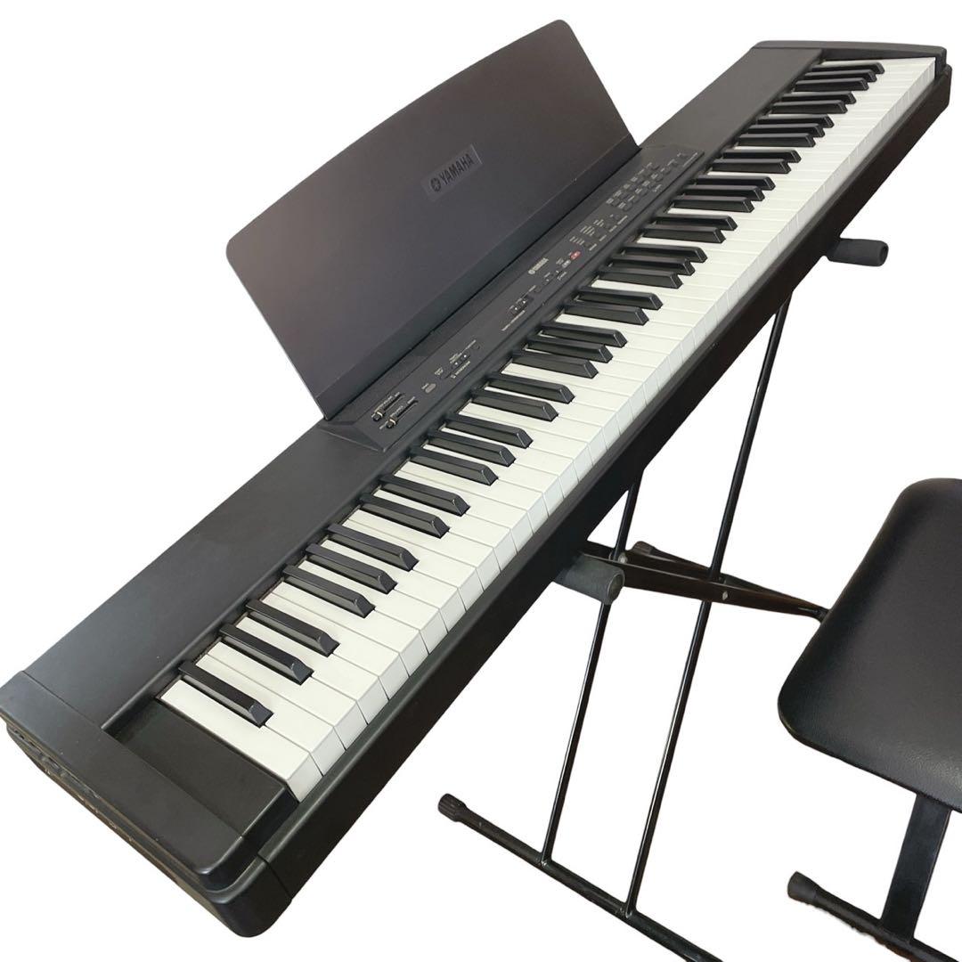 動作確認済み】YAMAHA 電子ピアノ P-80 ペダル スタンド 椅子 - メルカリ