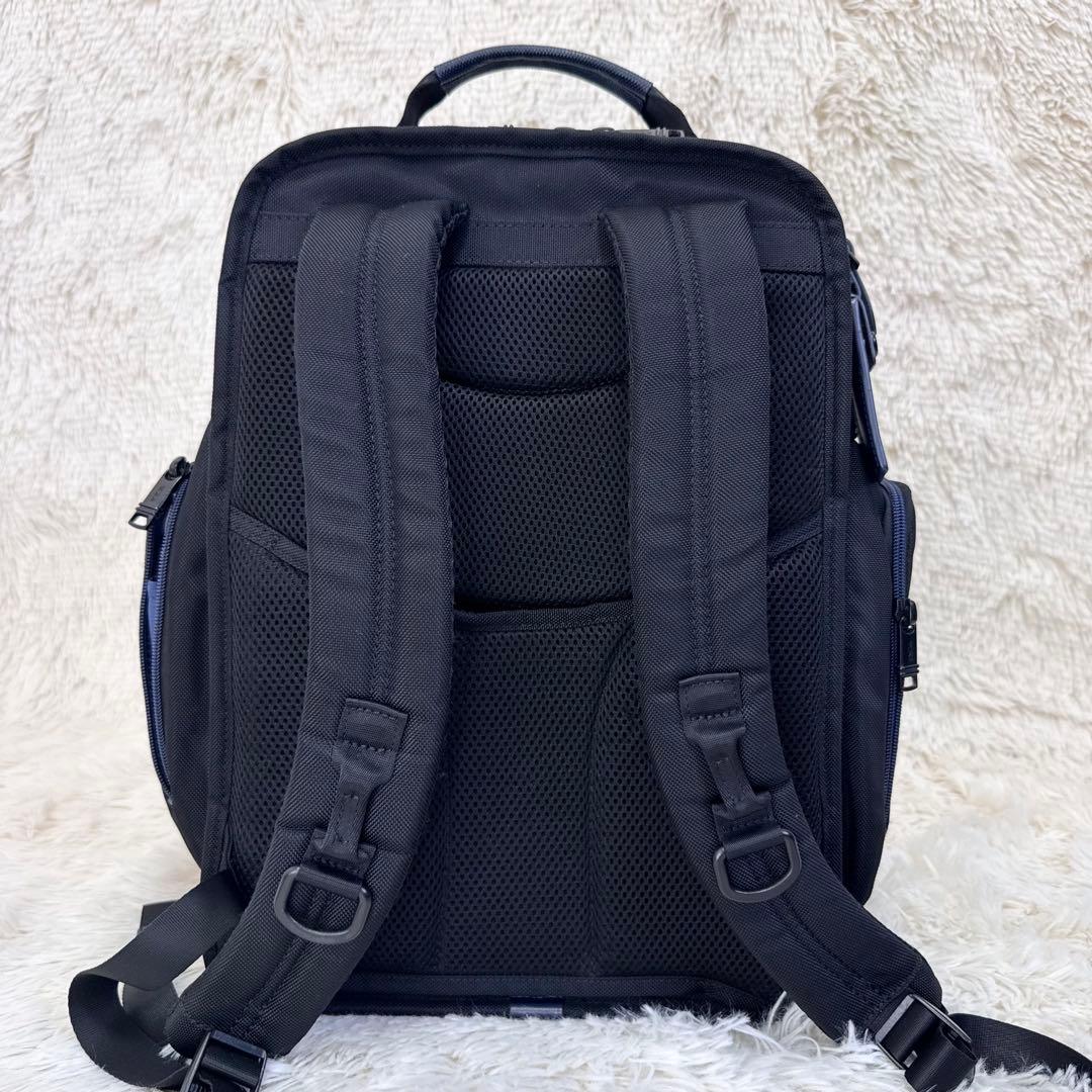 極美品 トゥミ ビジネスリュック アルファ3 T-PASS ブラック 青 - メルカリ