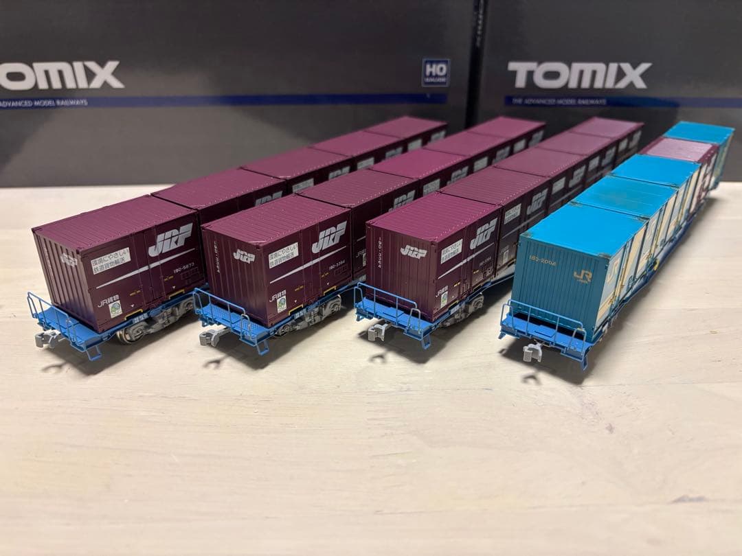 KATO HO 3-512 コキ104 19Dコンテナ積載 4両 再生産】(HO) 3-512 コキ104 19Dコンテナ積載 2両セット | カトー