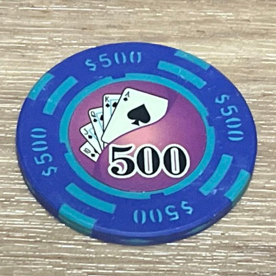 美品】フォースポット ポーカーチップ 160枚（額面500） - メルカリ