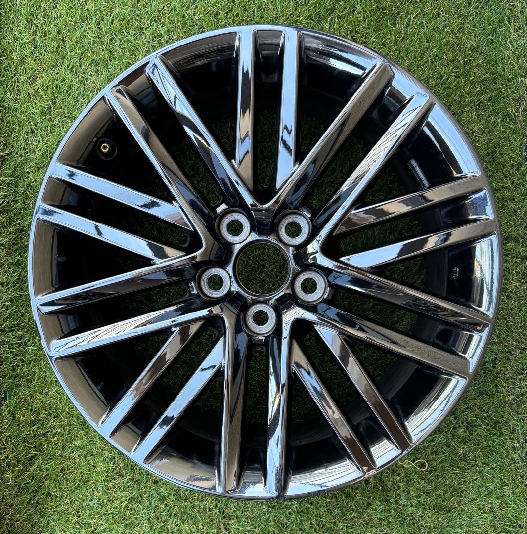 210クラウンアスリート 純正18インチ ブラックスパッタリング