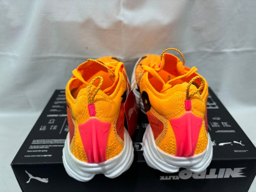 puma fast-r ニトロエリート 2 オレンジ 25 ニトロ nitro - メルカリ