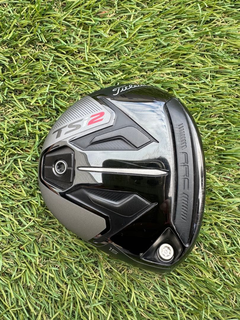 タイトリストtsi2 15度FW ヘッドのみ 中古品 訳あり品 ヘッドカバー