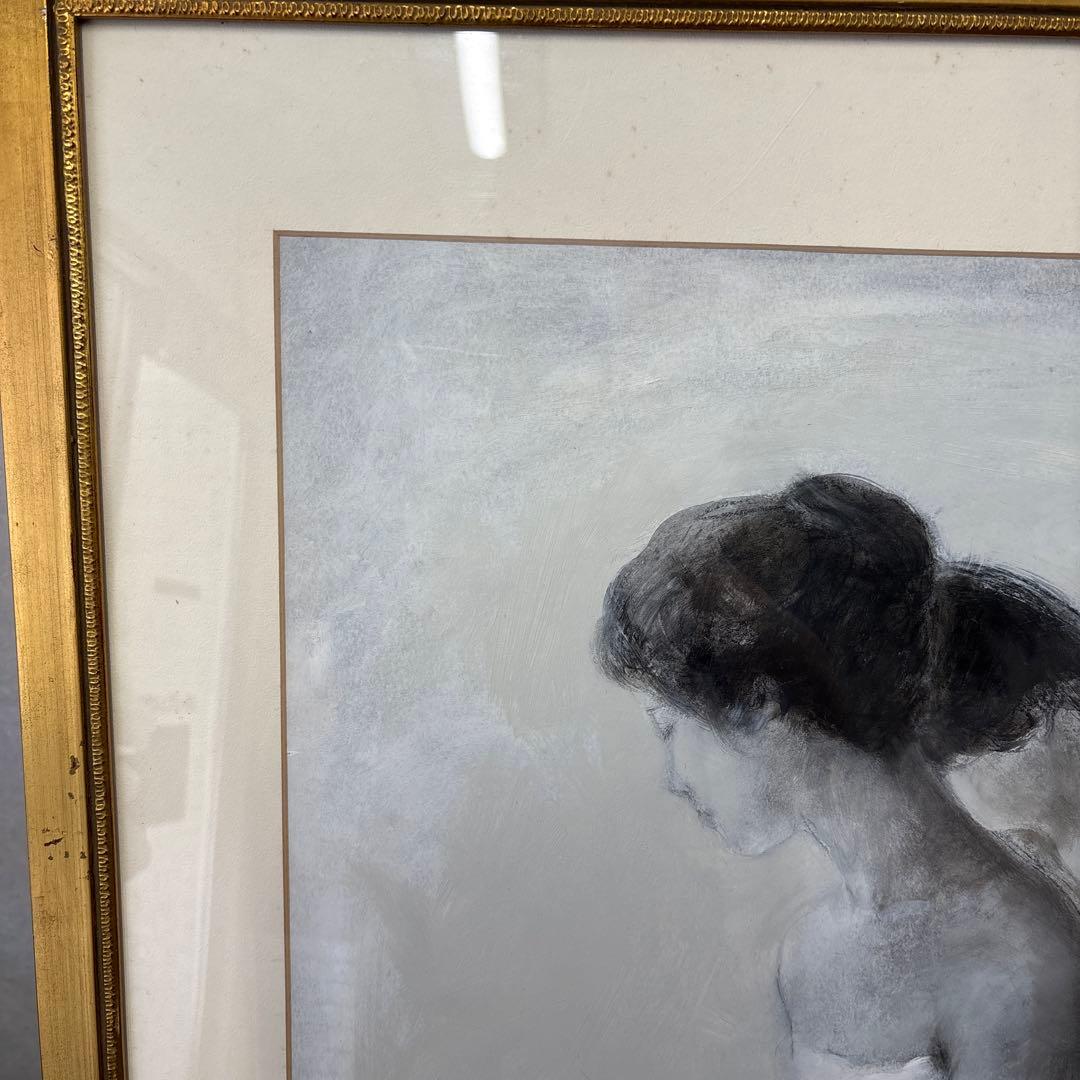 画家　串田都美雄氏　人物画