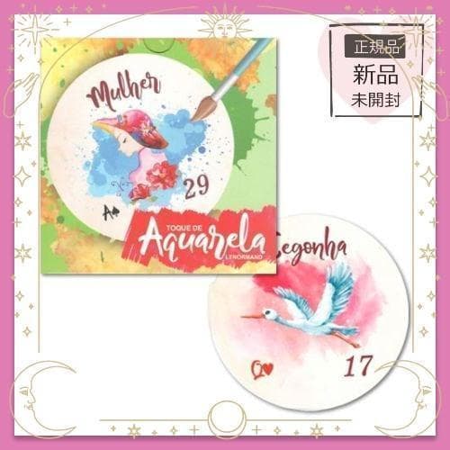 希少インディーズデッキ✨珍しい円形カード✨美しく優しい水彩画の