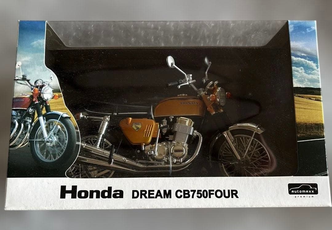 Honda DREAM CB750FOUR 未開封 1/12 ホンダ CB750 ドリーム CB750 FOUR '69｜株式会社 青島文化教材社
