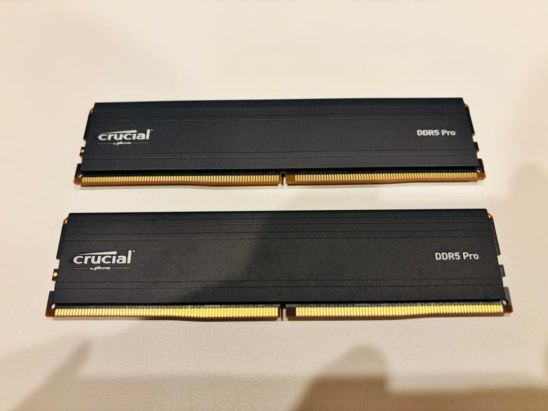 n*o様 crucial DDR5 Pro メモリ 32GB(16GB×2) Crucial Pro 32GB Kit (16GBx2) DDR5-6000 UDIMM | CP2K16G60C48U5