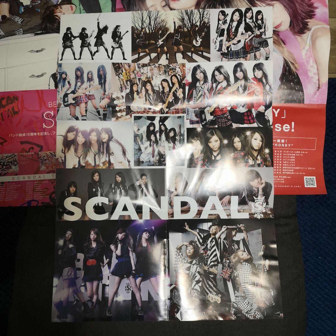 SCANDAL 直筆サイン入り写真 DVD ポスター セット