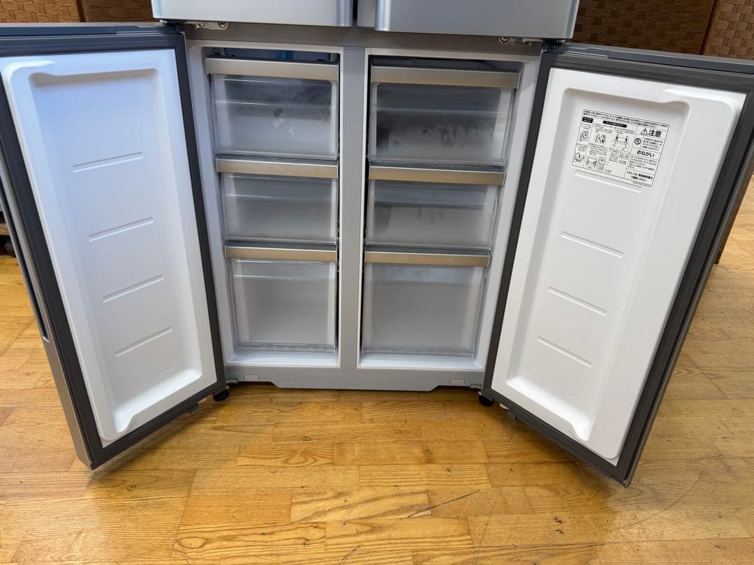 F086 AQUA 4ドア 冷蔵庫 フレンチドア 420L 2021年製の通販｜www