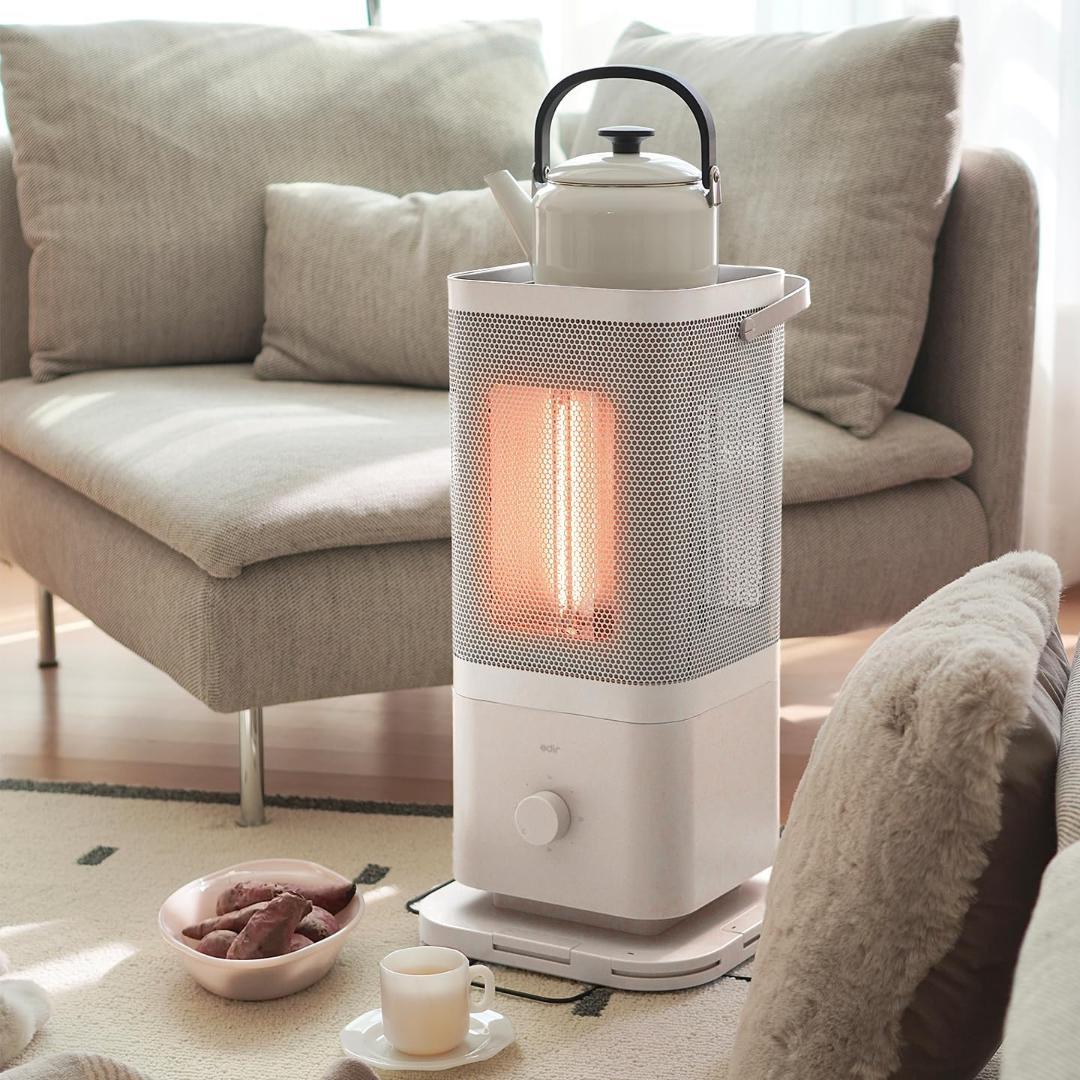 新品未開封　edir エディル 5面 カーボンヒーター Amazon | edir 電気ストーブ 5方面 カーボンヒーター 【先行予約限り