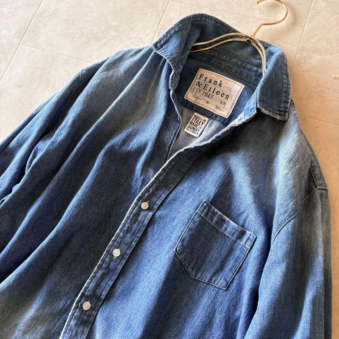 NO.6-131 frank&eileen Ron HermenデニムシャツS