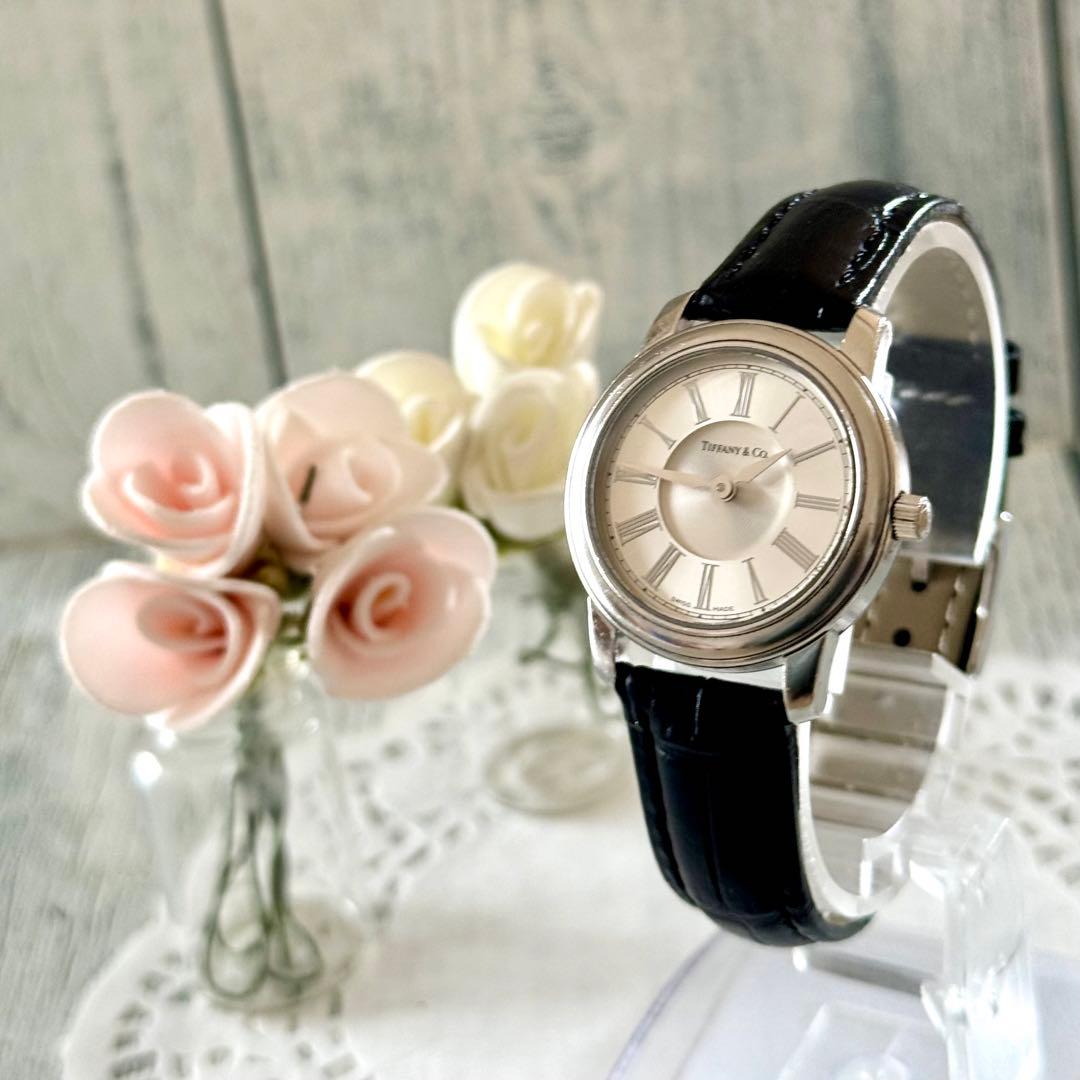 希少】TIFFANY&Co ティファニー 腕時計 マークラウンド レディース