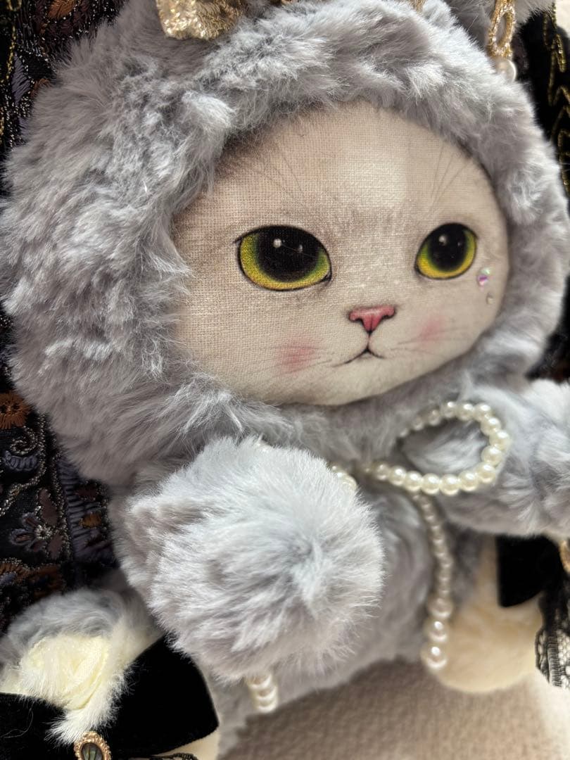 山*ば様 コヤンイサムチョン ファーバッグ ギムくん グレーうさちゃん