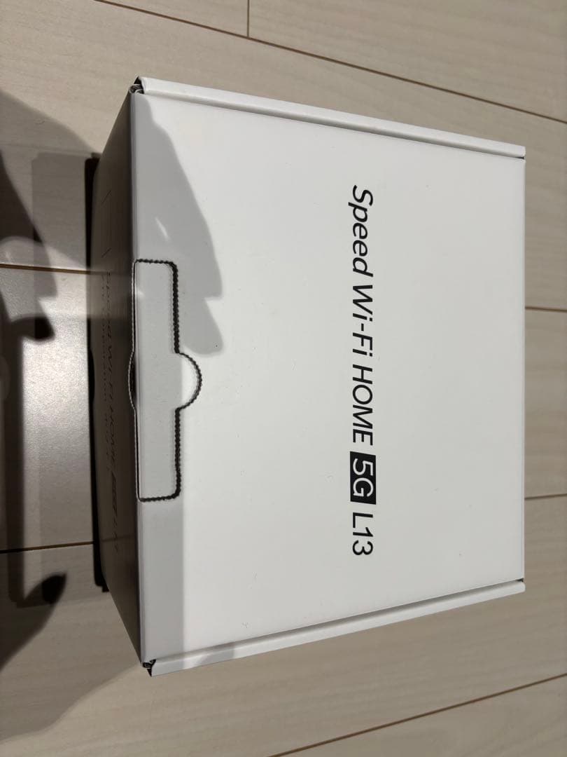 Speed Wi-Fi  5G L13 本体　新品未使用 ZTE 新品未使用 UQ Speed Wi-Fi HOME 5G L13 ZTE ホワイト ZTR02SWU Wi