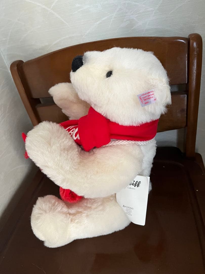 グ*ャ様 シュタイフ Coca-Cola ぬいぐるみ クマ 白 シュタイフ クマ