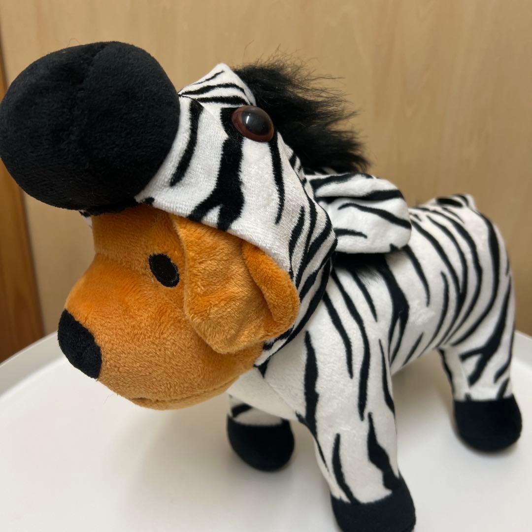 ポップサーカス ゼブラ犬 ぬいぐるみ しまうま シマウマ 着ぐるみ